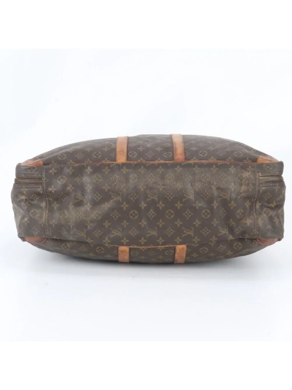 Louis Vuitton Monogram Sirius 60 Leather Boston Bag Tote Carry